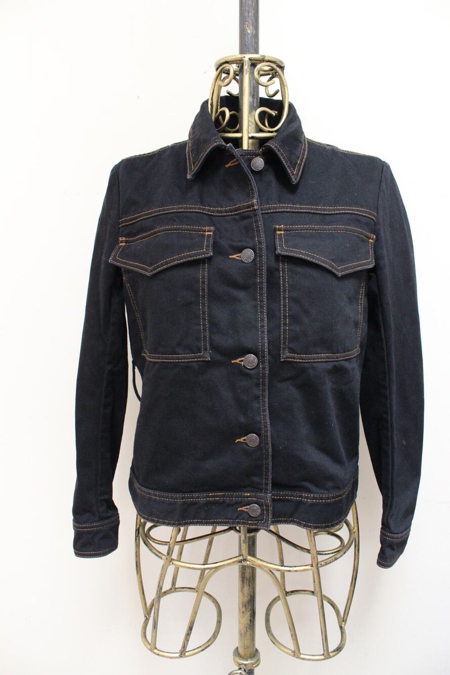 Dries van Noten Dark Wash Denim Boxy Jean Jacket Size 34